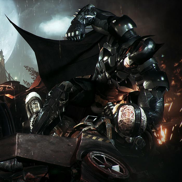 Arkham Knight Wallpaper Engine - Arkham Knight Batman Vs Firefly - HD Wallpaper 