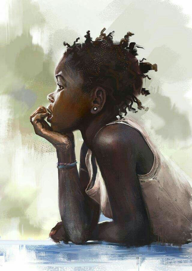 African American, Art, And Girl Image - Alexander Nanitchkov Art - HD Wallpaper 