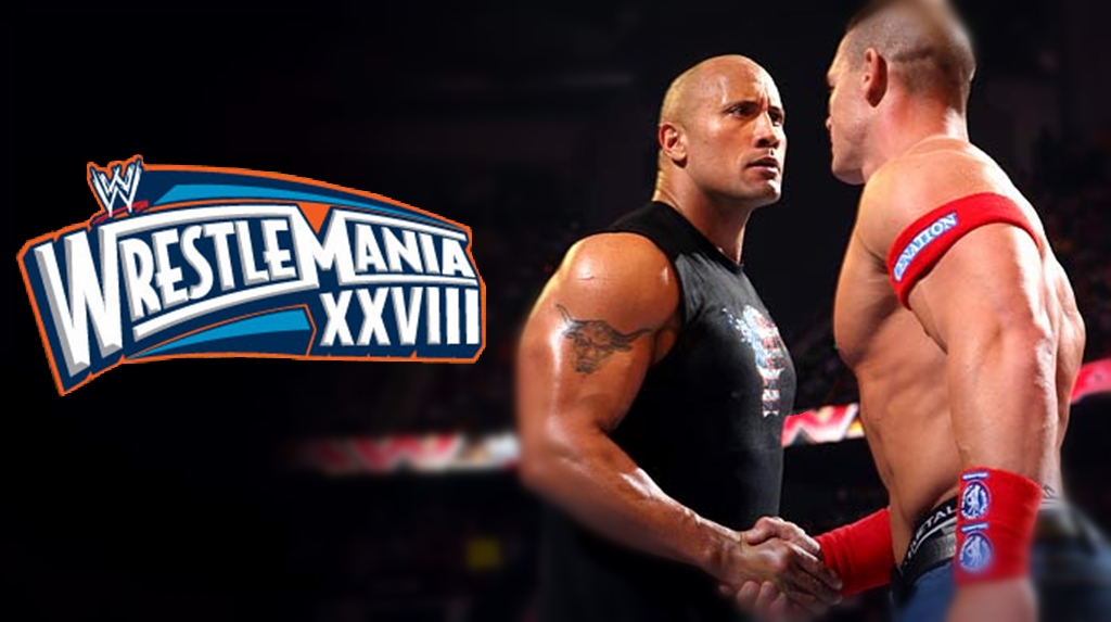 Wwe Raw The Rock Hd Wrestlemania Wallpapers - Rock And John Cena Hug - HD Wallpaper 