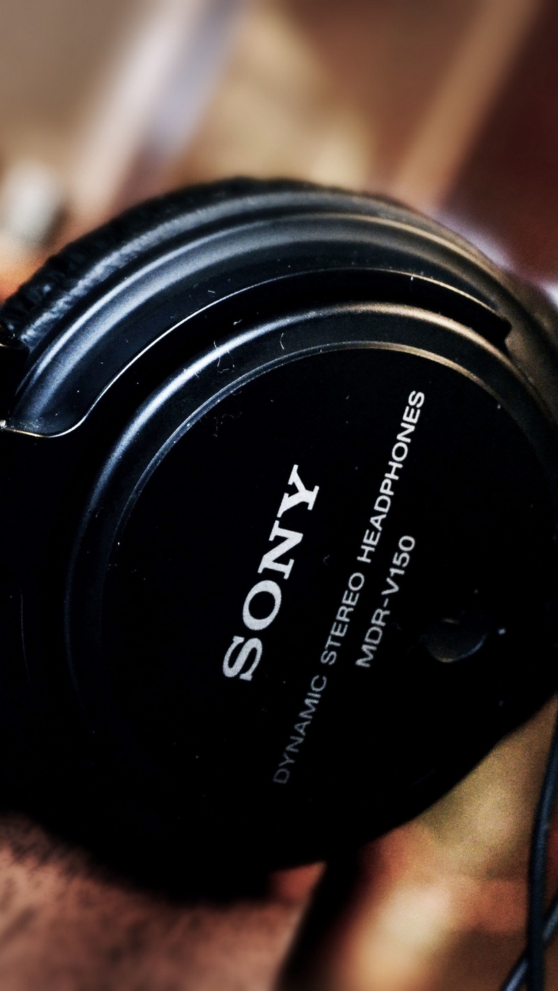 Wallpaper Sony, Vaio, Xperia, Headphones - Sony Headset - HD Wallpaper 