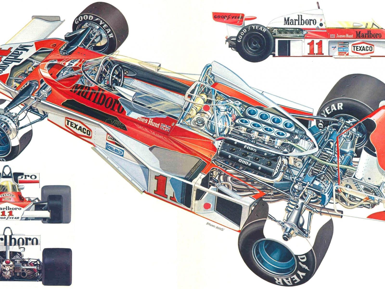 Mclaren M23 Wallpaper Hd - Fomula 1 Suspension System - HD Wallpaper 