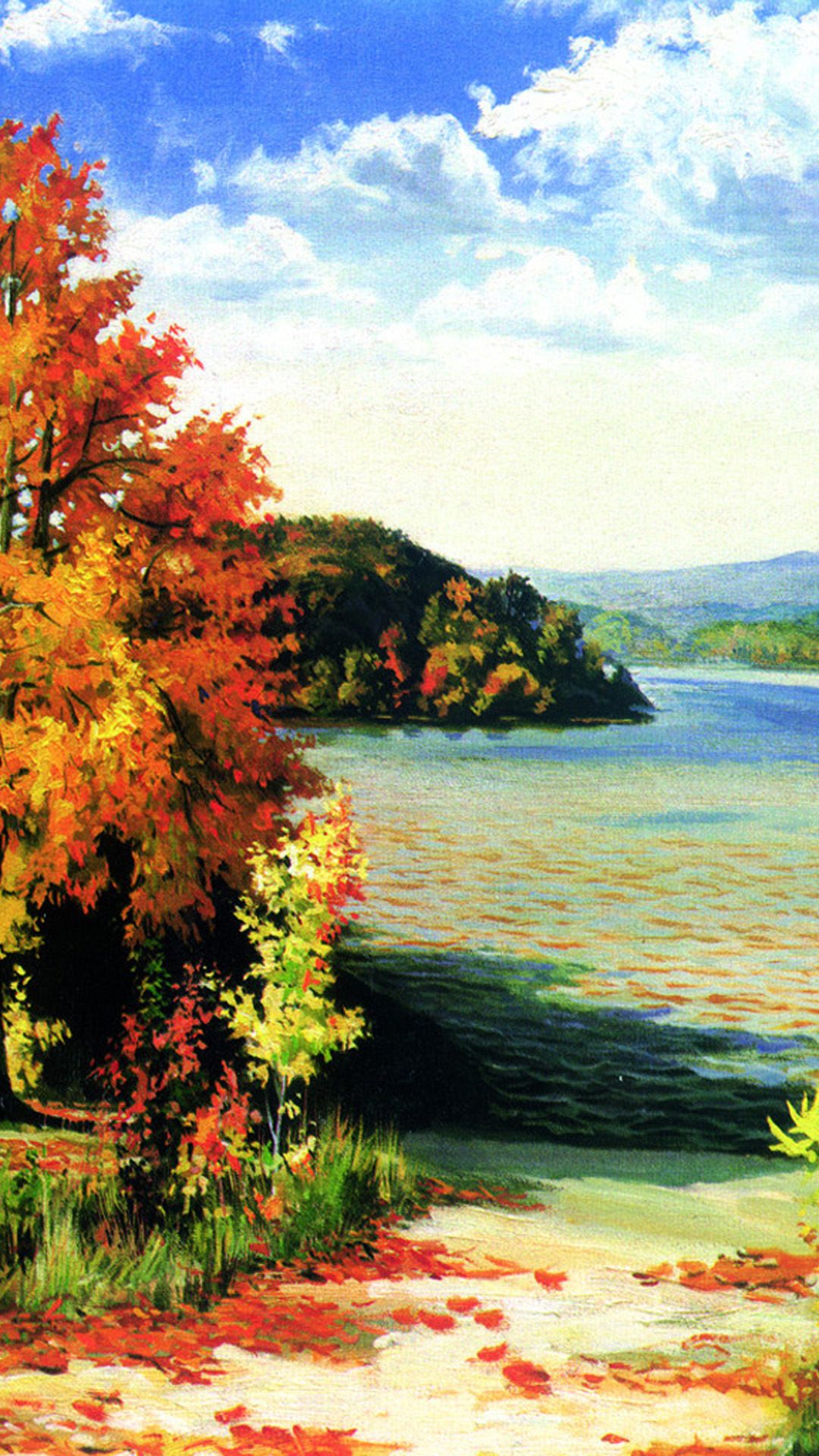 油画 风景 - HD Wallpaper 