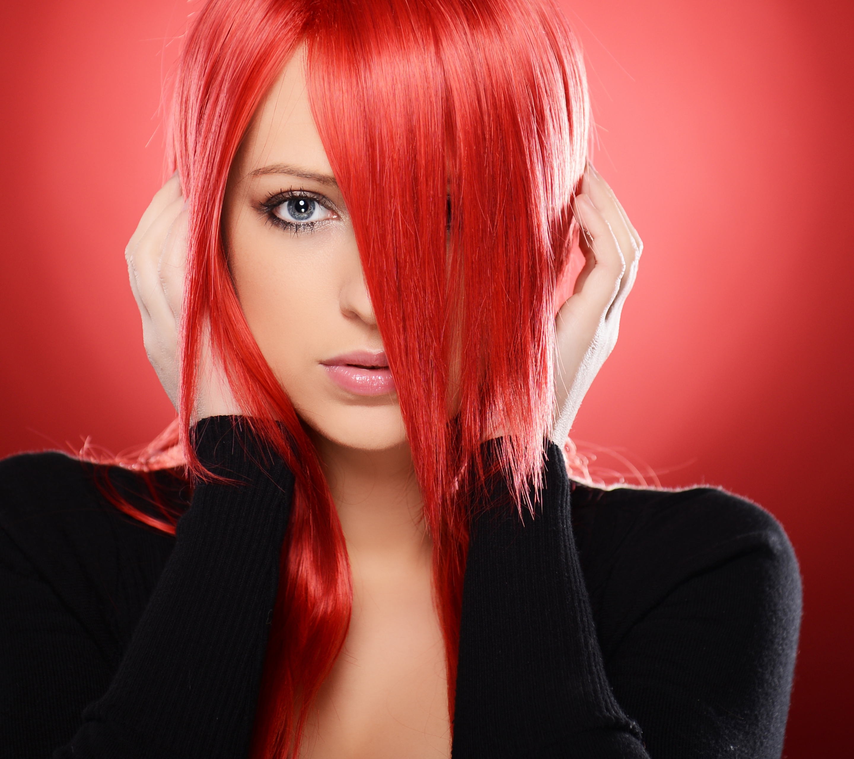 Hair Pink Model Salon - HD Wallpaper 