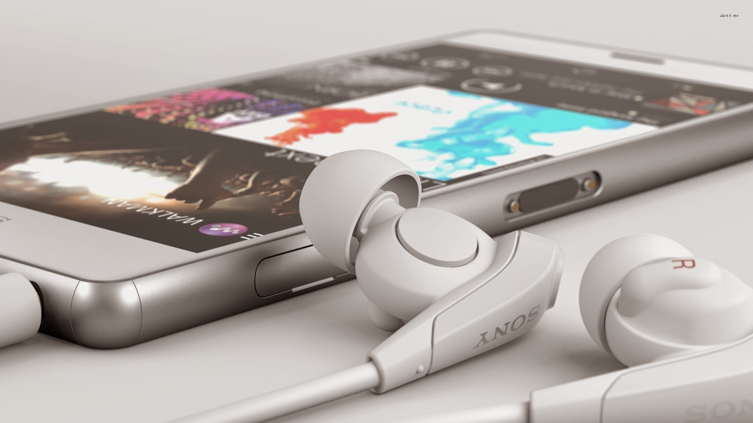 Headphone In Smartphone - HD Wallpaper 