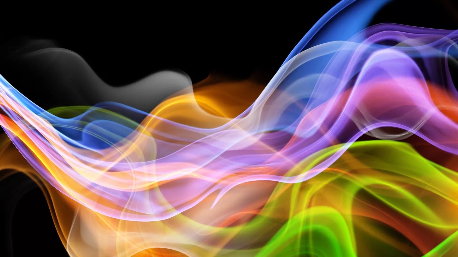 Cool Colorful Smoke - HD Wallpaper 