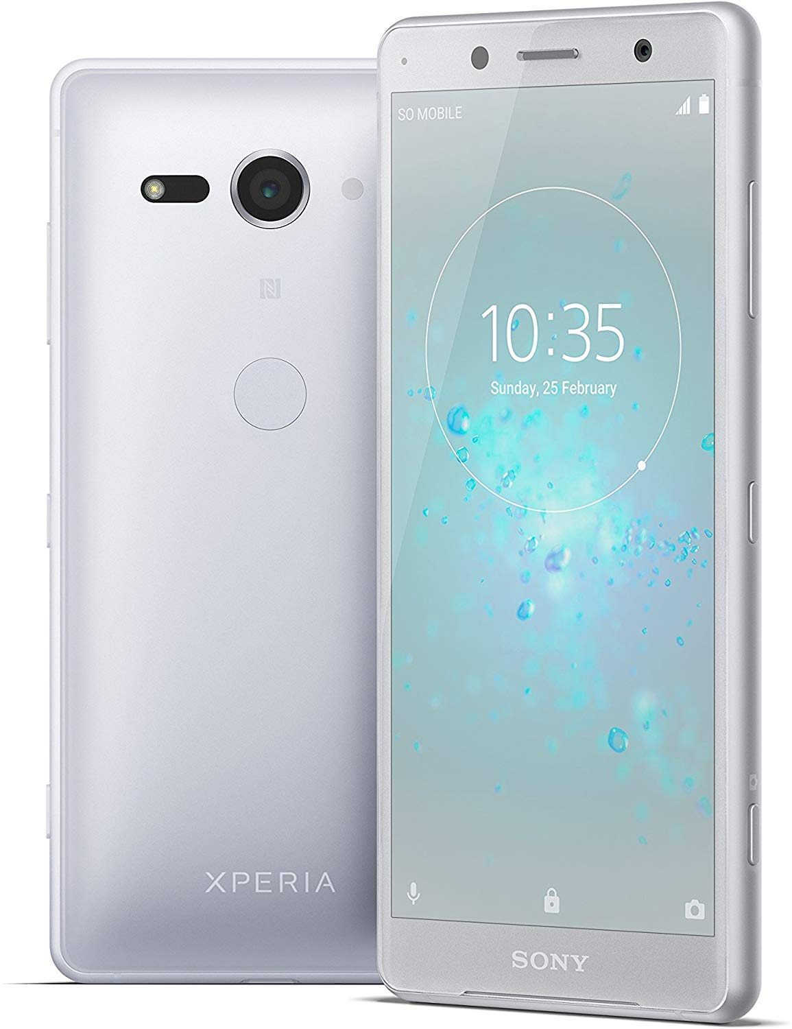Sony Xperia Xz2 Compact Silver - HD Wallpaper 