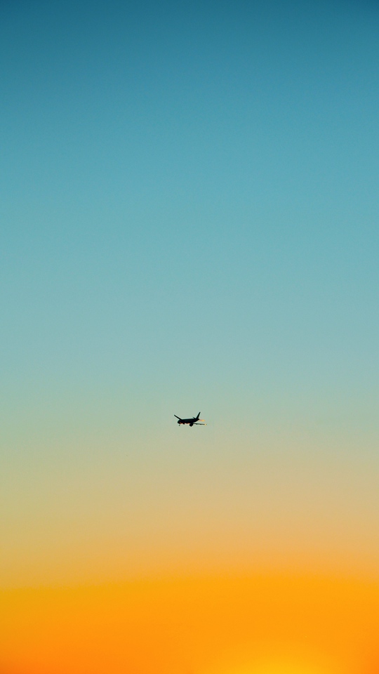Wallpaper Airplane, Sky, Flight, Minimalism - Airbus A330 - HD Wallpaper 