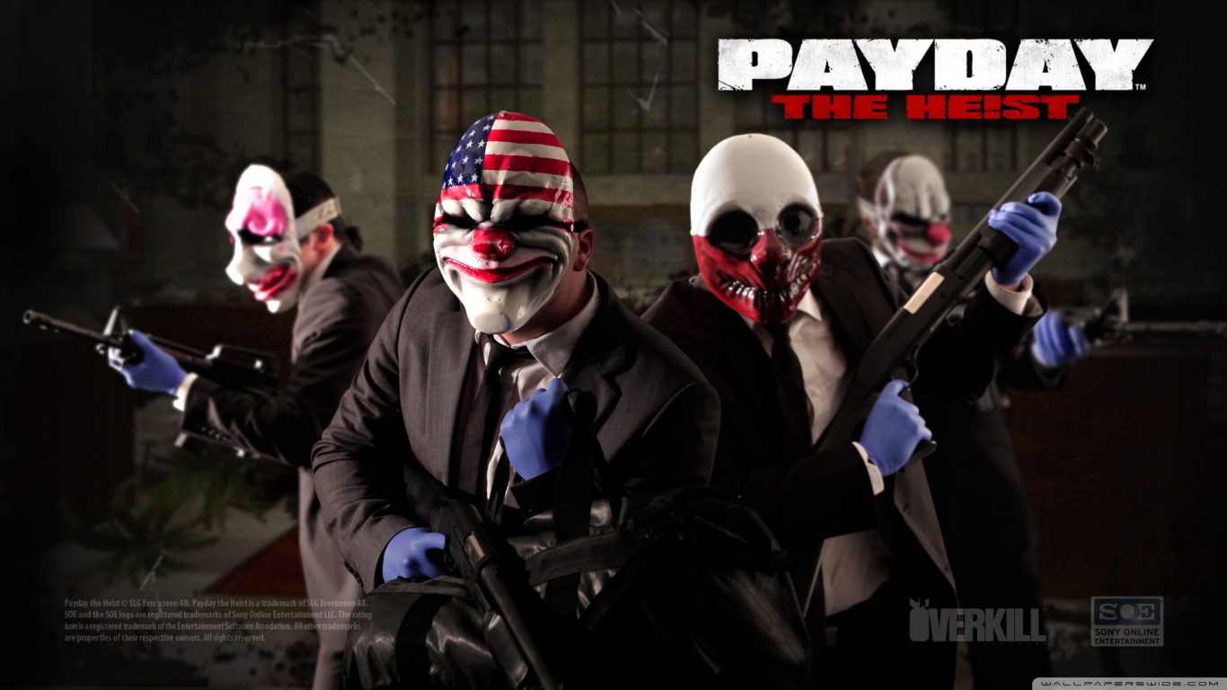Payday The Heist Illust - HD Wallpaper 