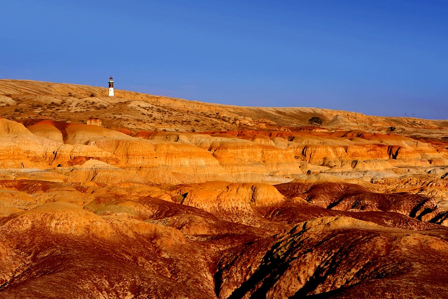 Naranja Desert Cliffs, Lighthouse, Danxia, Wilderness, - ציטוטים של בן גוריון - HD Wallpaper 