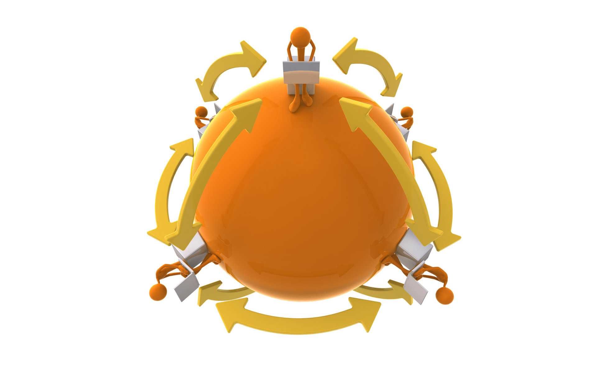 Naranja 3d Titeres Wallpapers - Reenvio Derecho Internacional Privado - HD Wallpaper 