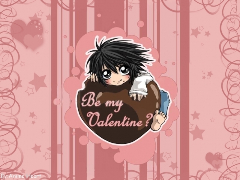 L San Valentin - L En San Valentín Death Note - HD Wallpaper 