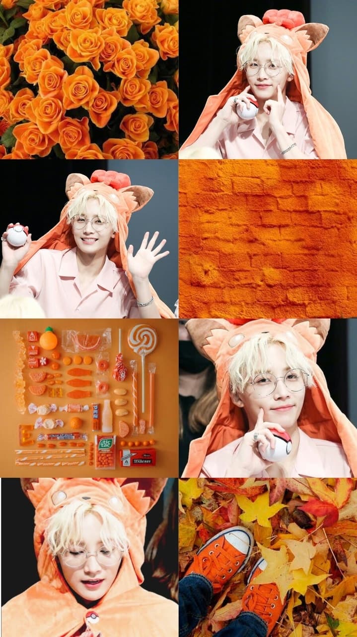 Seventeen, Wallpaper, And Naranja Image - Collage - HD Wallpaper 