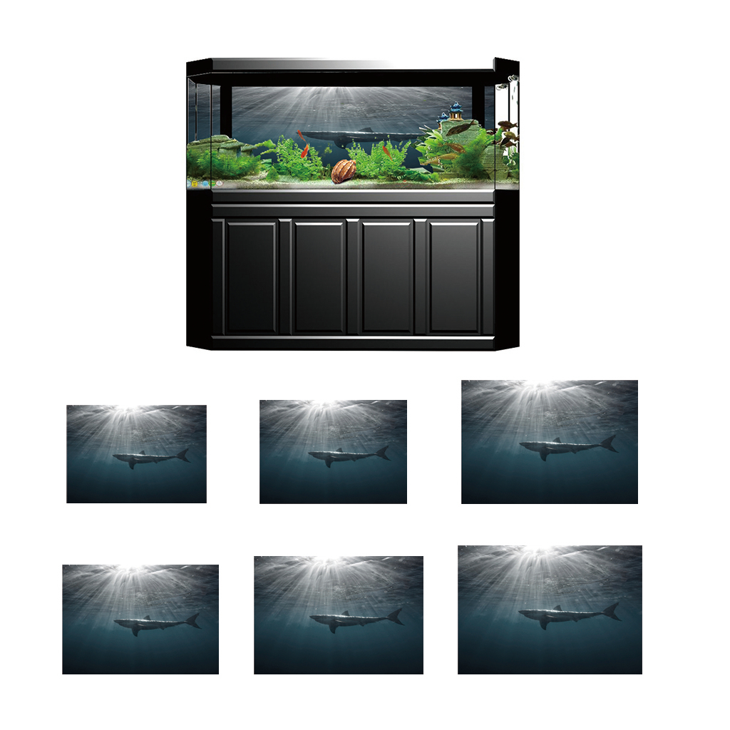 Aquarium Background Sticker 3d Thicken Wallpaper Fish - Aquarium Back Sticker - HD Wallpaper 