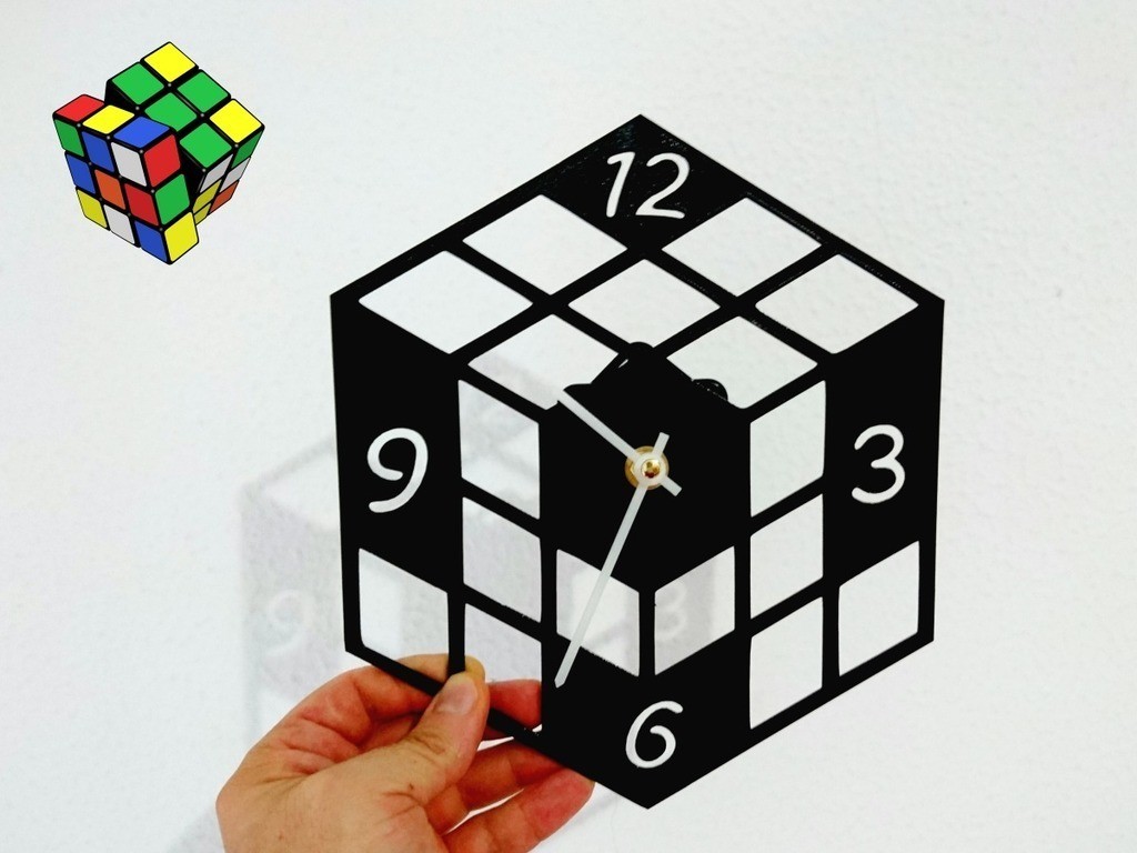 Rubik's Cube Outline - HD Wallpaper 