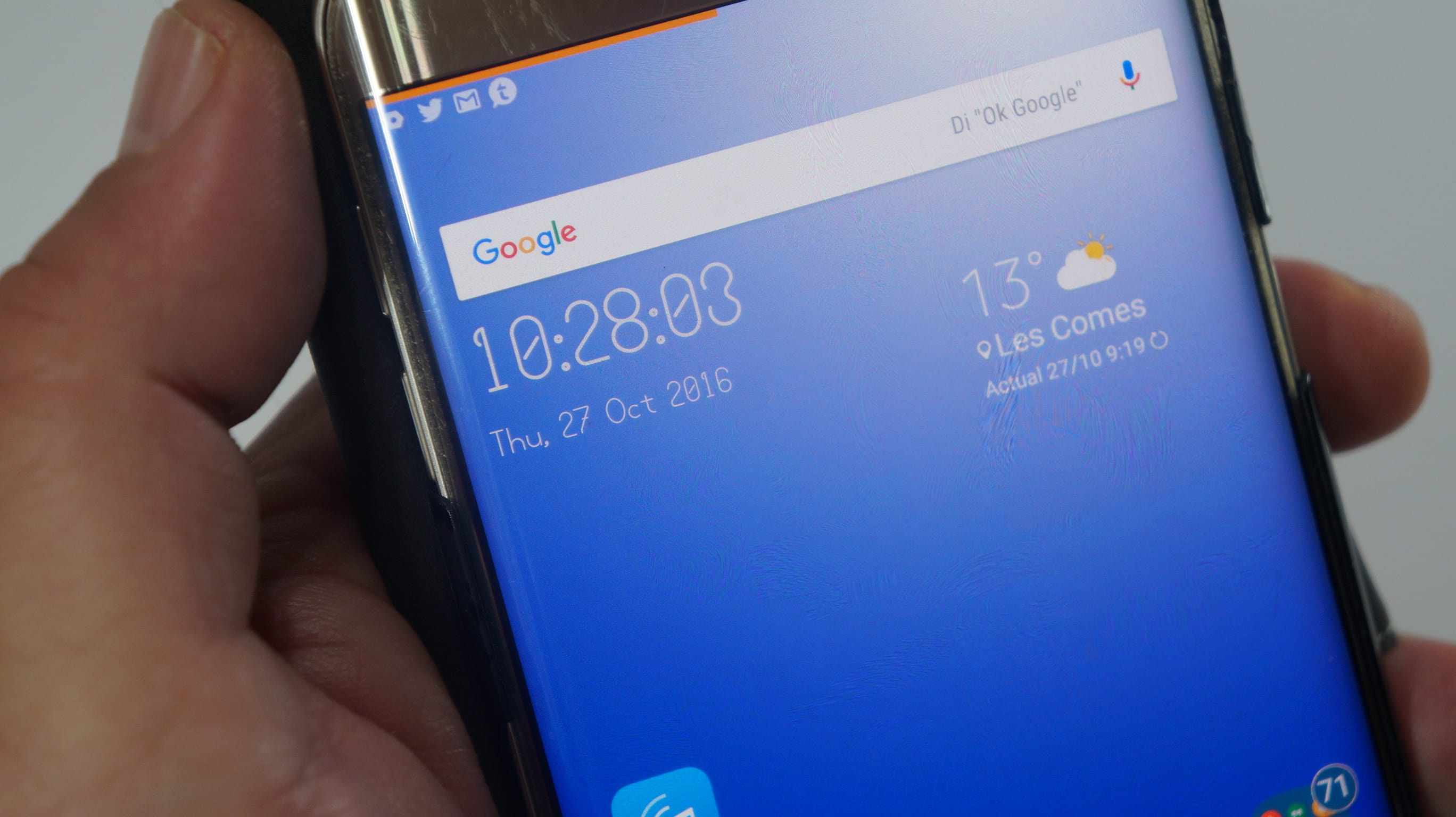 Reloj Digital Live Wallpaper Gratis - Samsung Galaxy - HD Wallpaper 