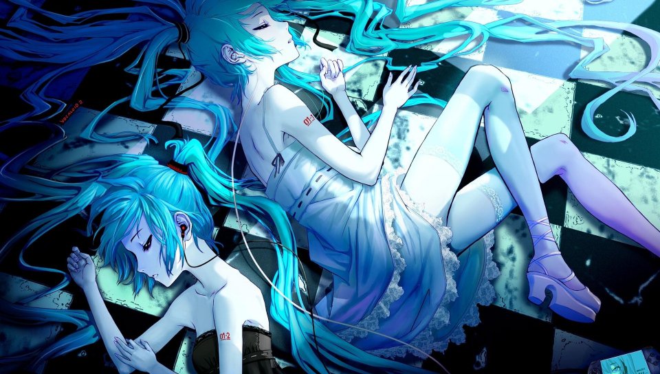 Vocaloid Hatsune Miku Twins - HD Wallpaper 