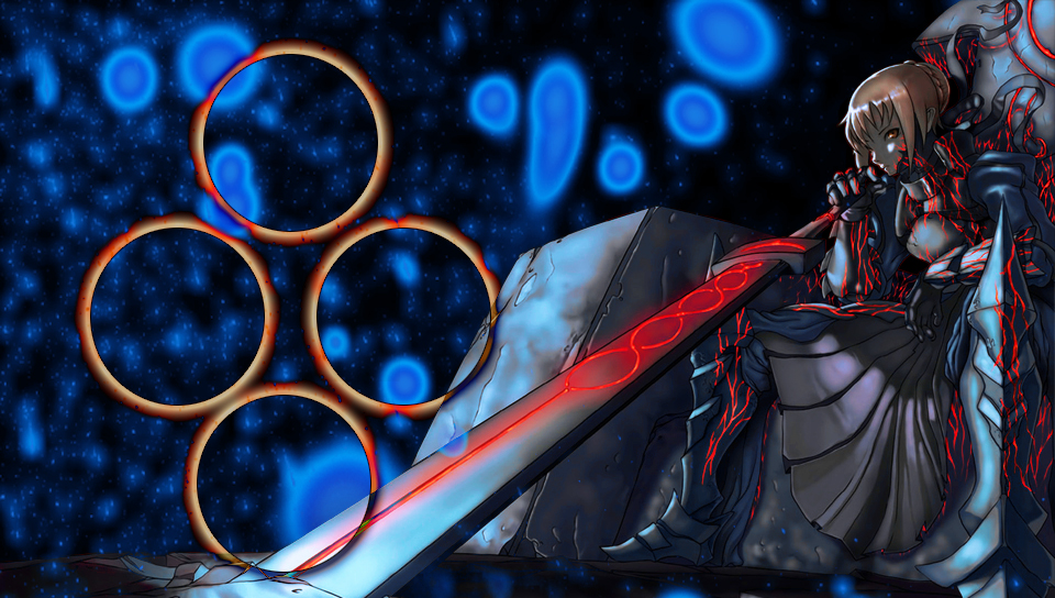 Dark Saber Alter Fate Saber - HD Wallpaper 