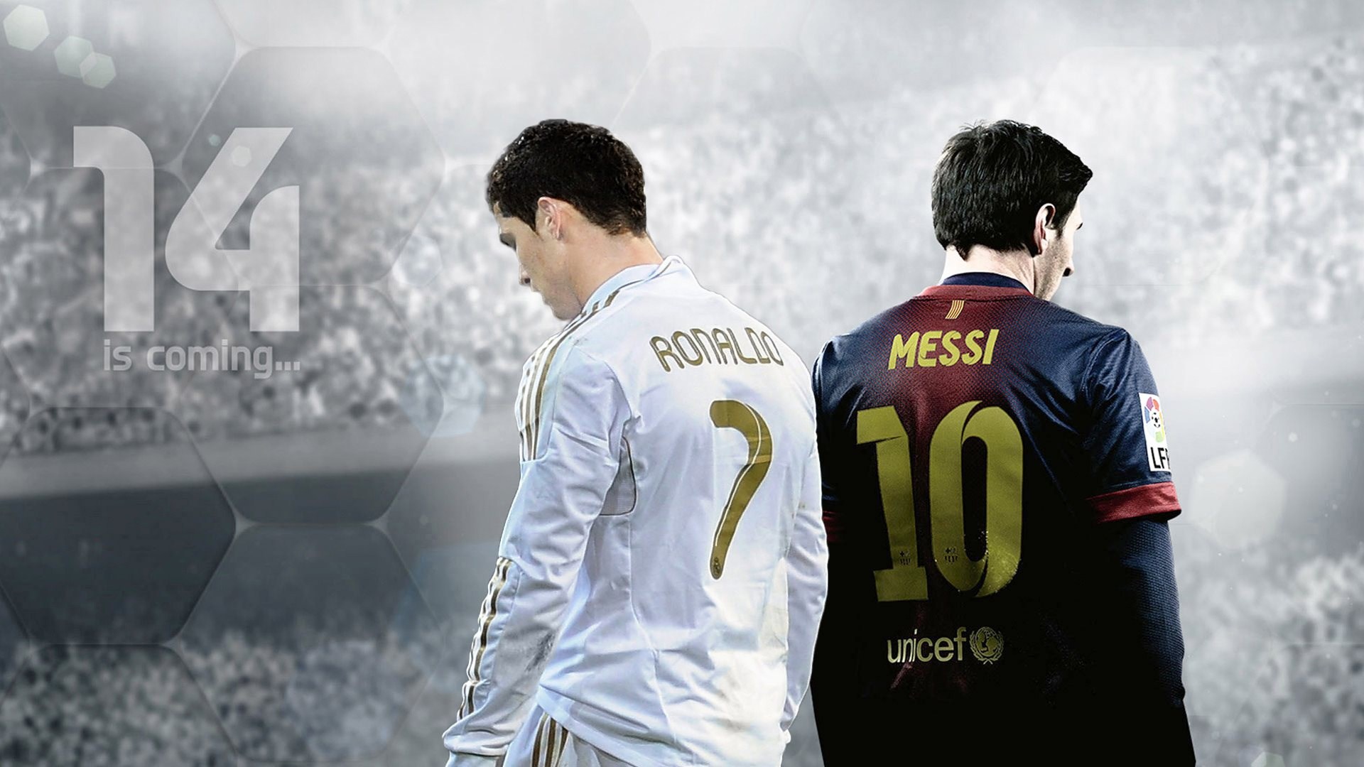 Fifa Pictures High Resolution - Messi And Ronaldo Wallpaper Hd - HD Wallpaper 