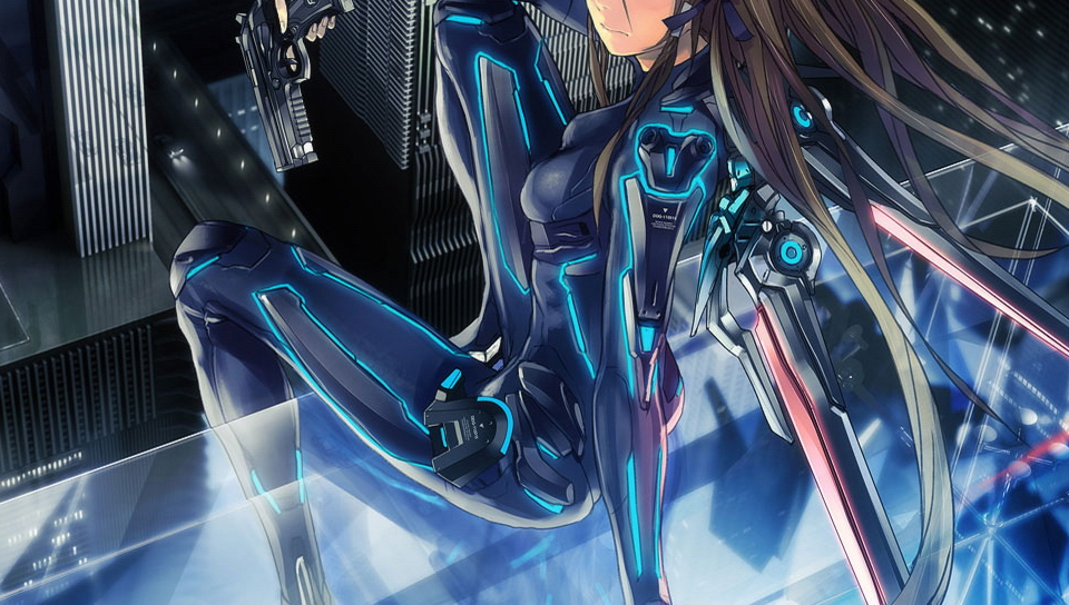 Anime Girls Sci Fi - HD Wallpaper 