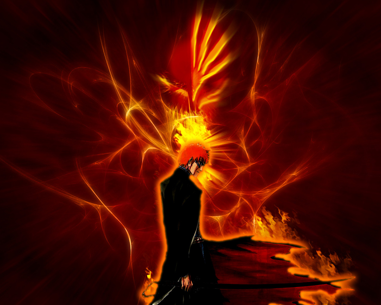 Bleach Ichigo Wallpaper Hd - Hellfire Anime - HD Wallpaper 