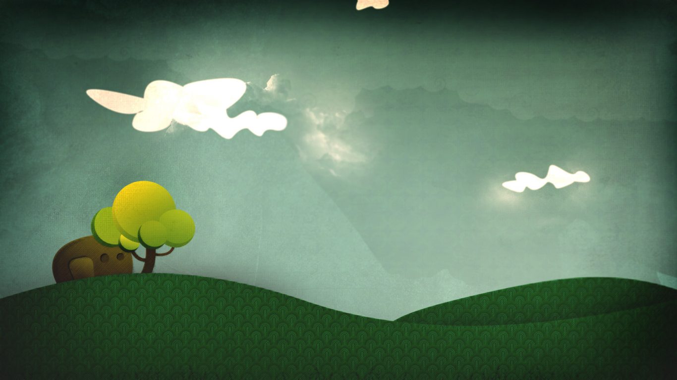 Paisaje Abstracto De Naturaleza - Far Away Land Cartoon - HD Wallpaper 