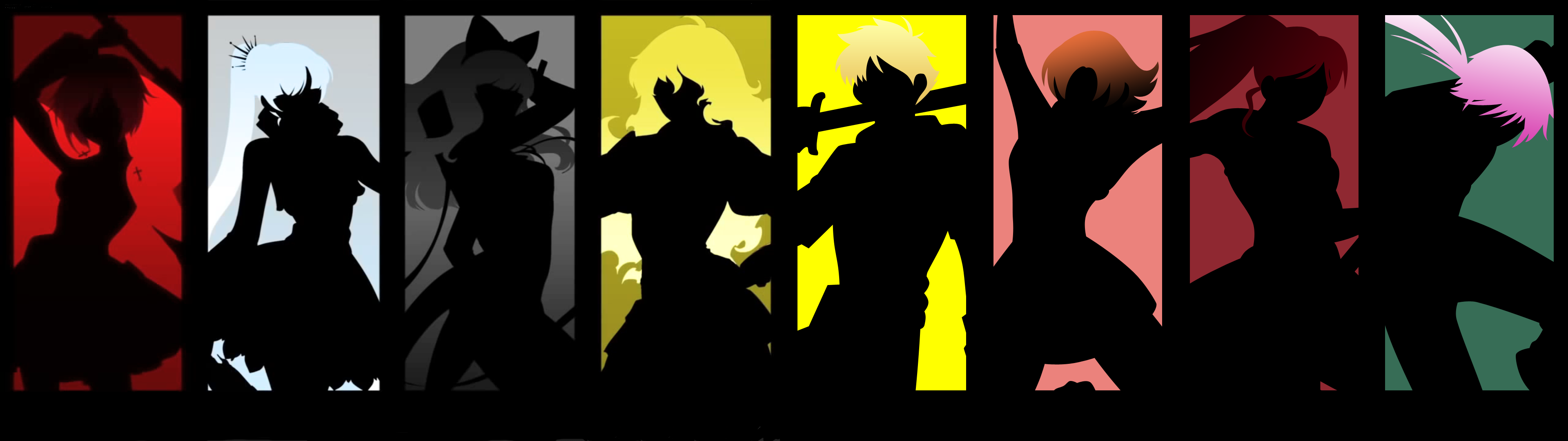 Dual Monitor Wallpaper Rwby - HD Wallpaper 