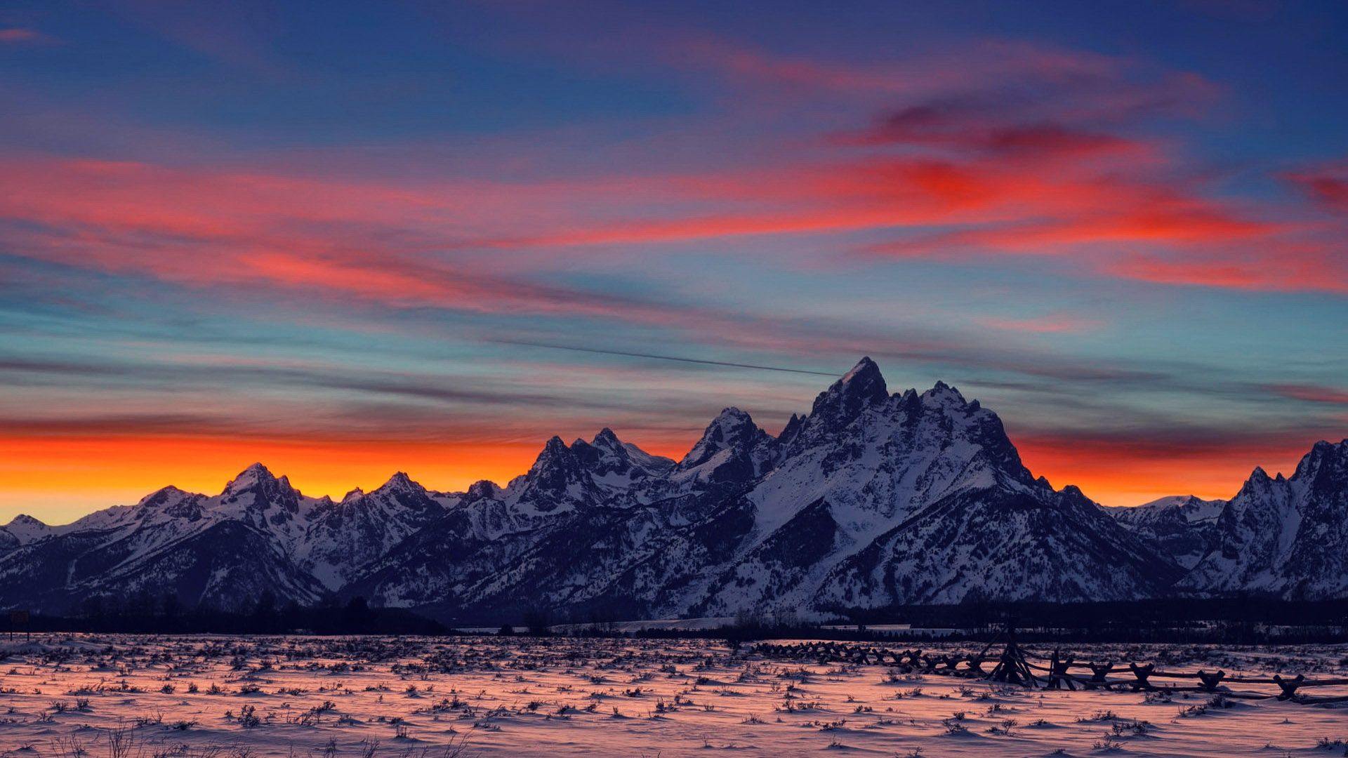 Cool Mountain Backgrounds - Grand Teton National Park, Snake River Overlook - HD Wallpaper 