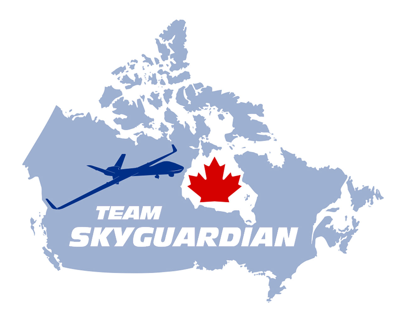 Mq-9b Skyguardian Lineart - Map Of Canada - HD Wallpaper 