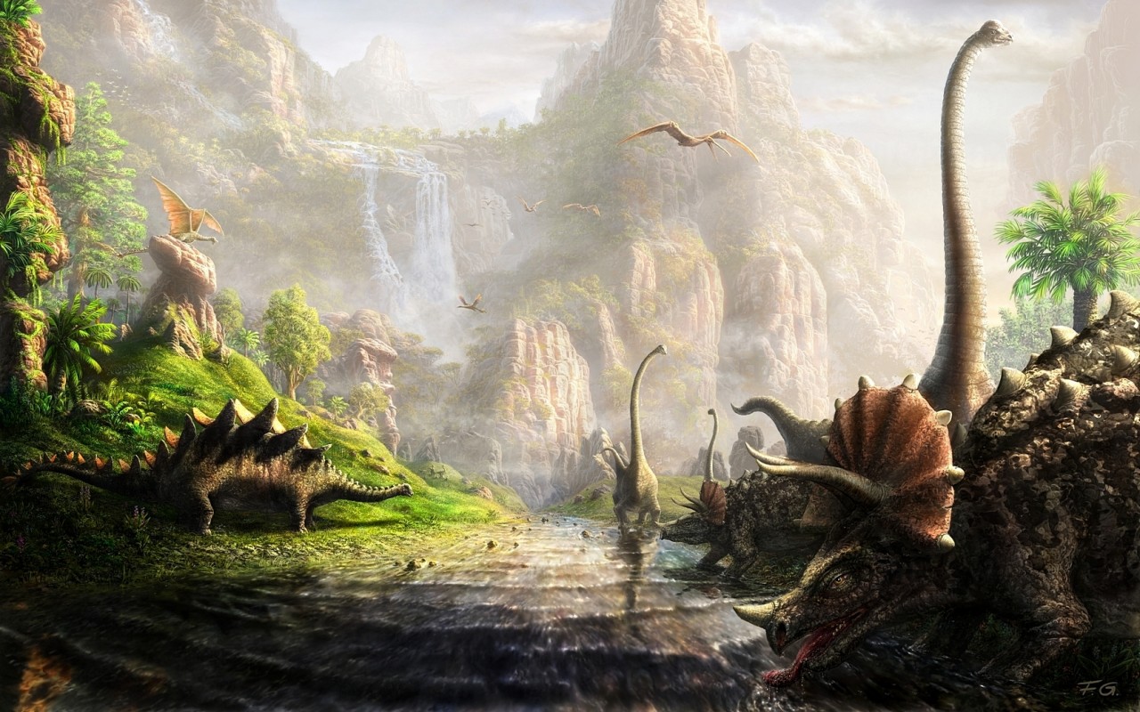 La Tierra De Los Dinosaurios Wallpapers - Dinosaur Desktop - HD Wallpaper 