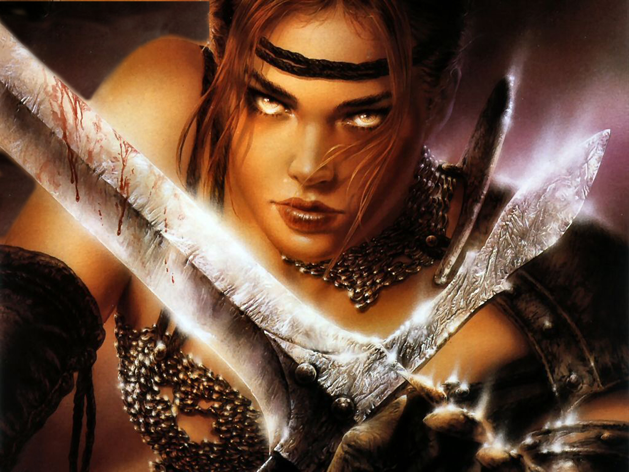 Fantasy Bilder Frauen Künstler Luis Royo - HD Wallpaper 