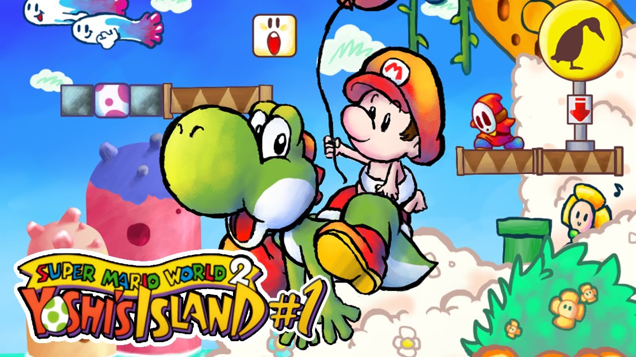 Images Of Super Mario World - Super Mario 2 Yoshi Island - HD Wallpaper 