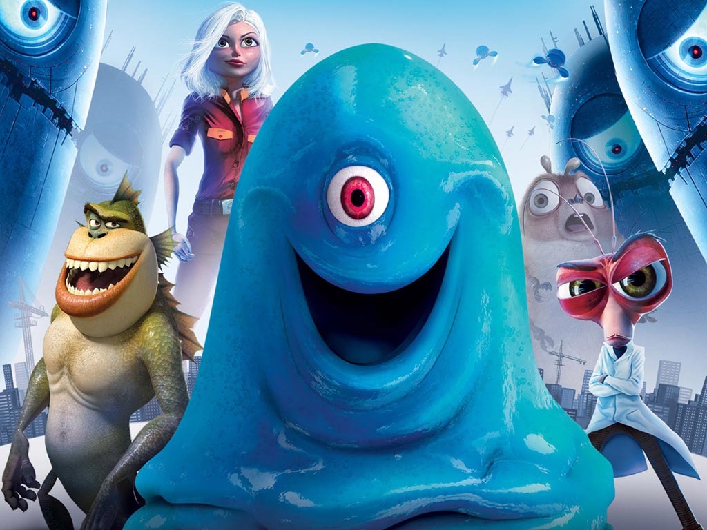 Fondos De Pantalla De Películas Infantiles -【wallpapers - Monsters Vs Aliens Still - HD Wallpaper 