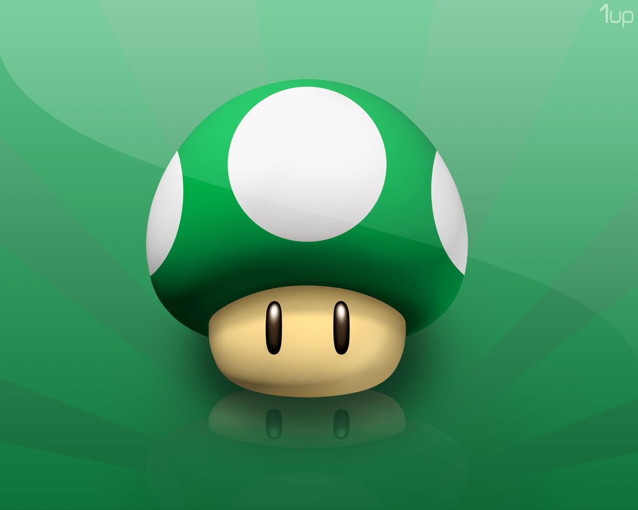 1 Up Mushroom - HD Wallpaper 