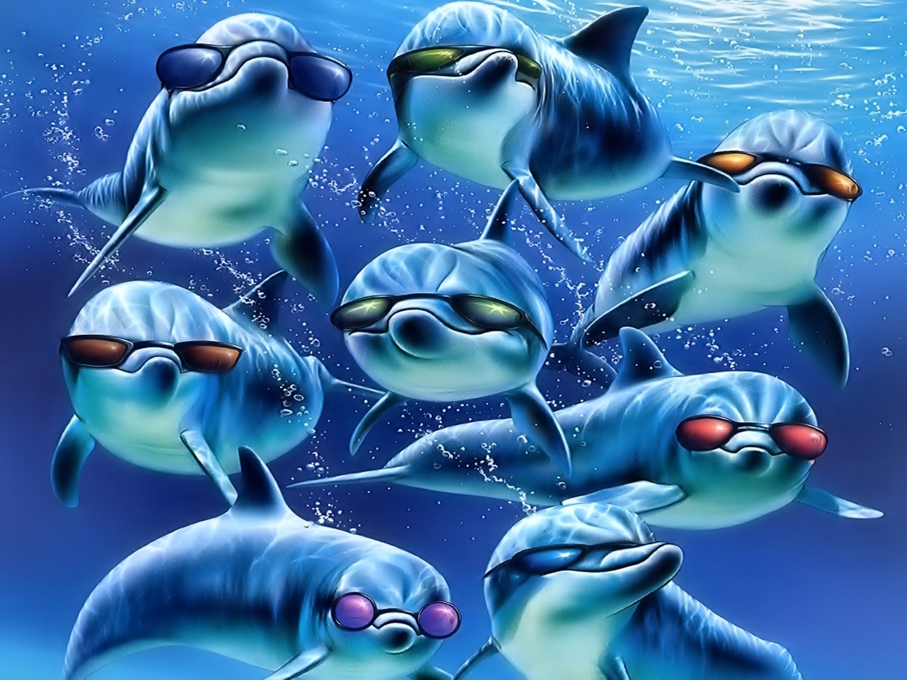 Juegos De Cine - Dolphins Wallpaper Desktop - HD Wallpaper 