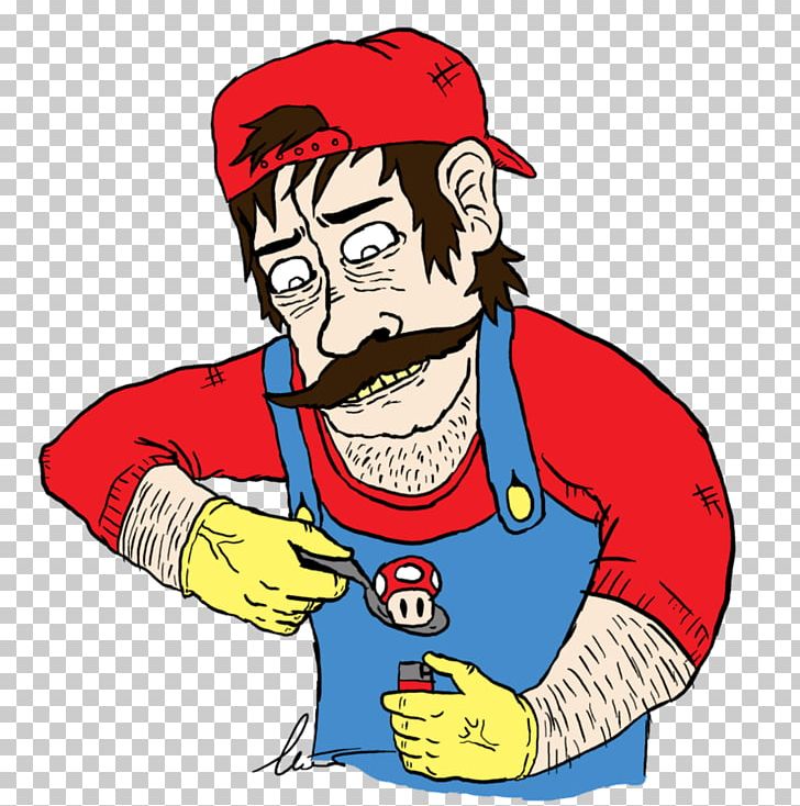 Super Mario Bros - Super Mario On Drugs - HD Wallpaper 