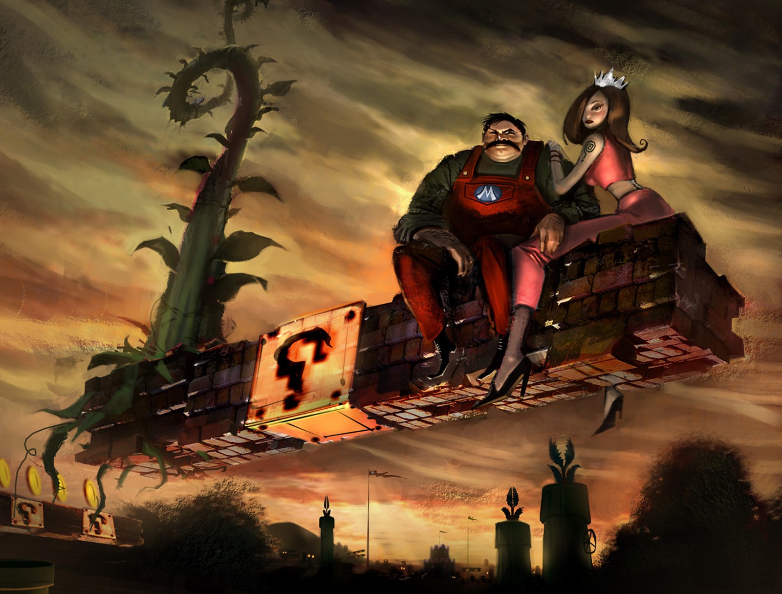 Super Mario Background Pc - HD Wallpaper 