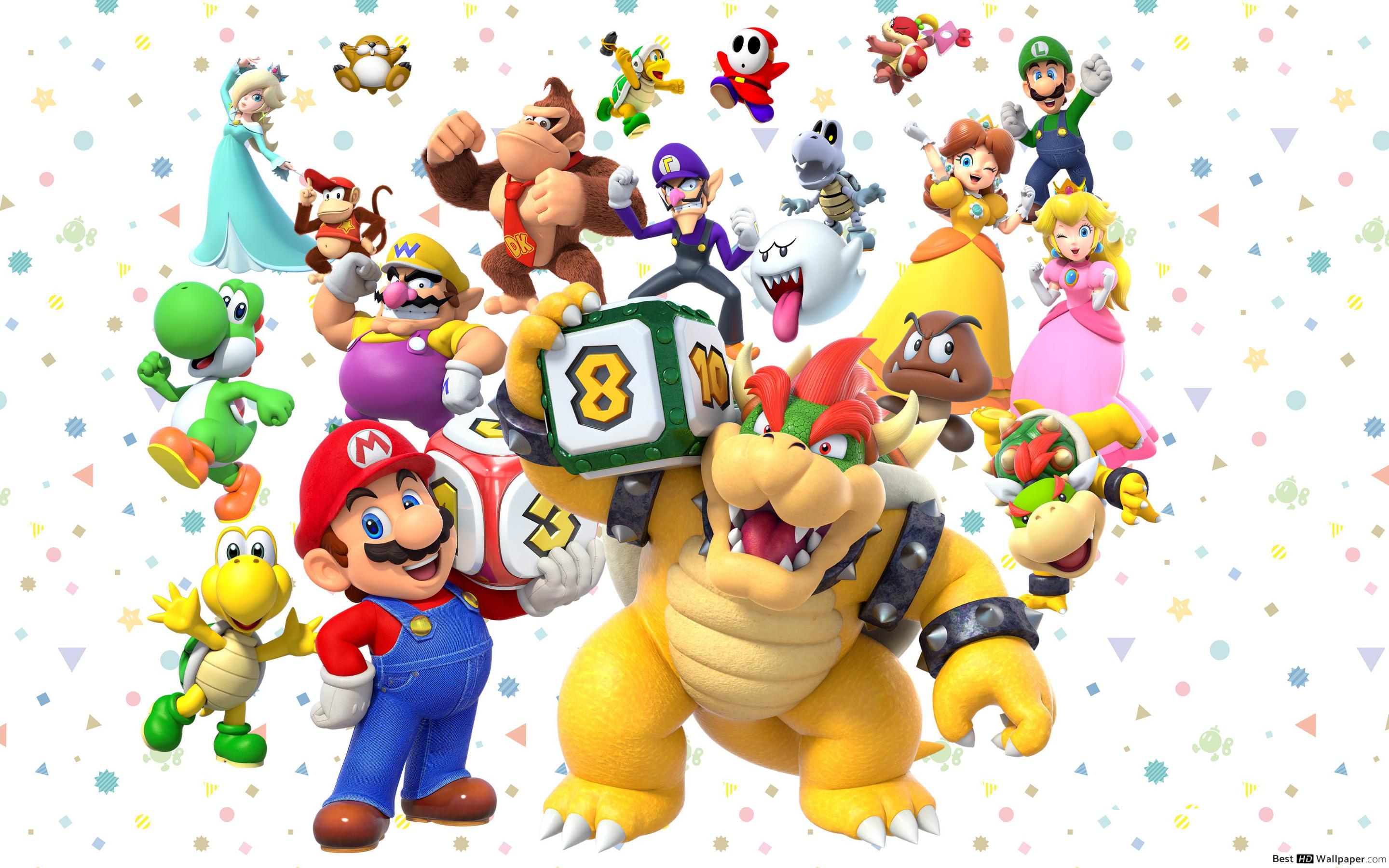 Nintendo Switch Super Mario Party - HD Wallpaper 