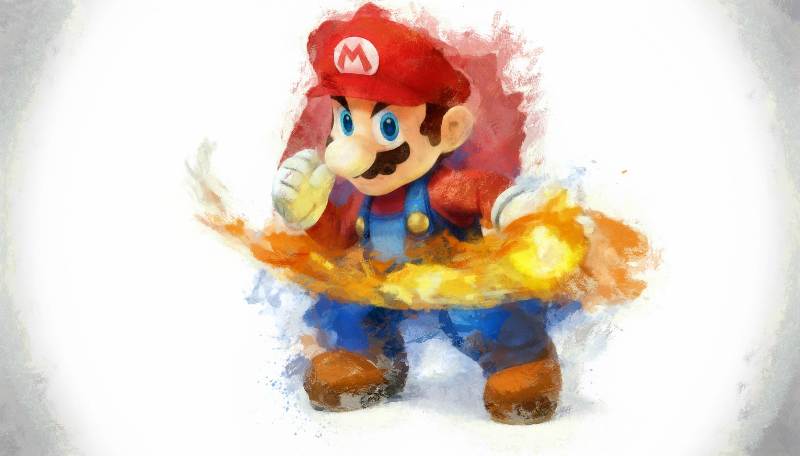Super Smash Bros Mario Main - HD Wallpaper 
