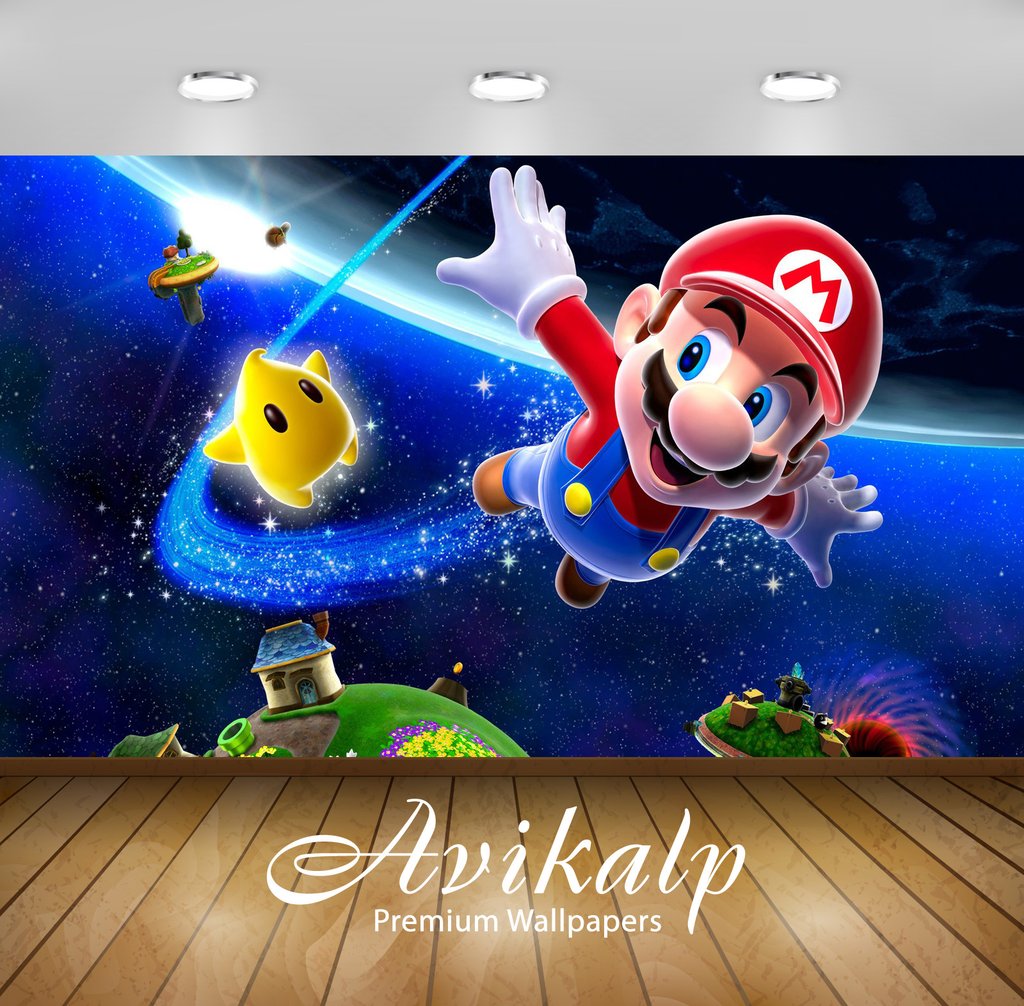 Mario Galaxy 1 - HD Wallpaper 