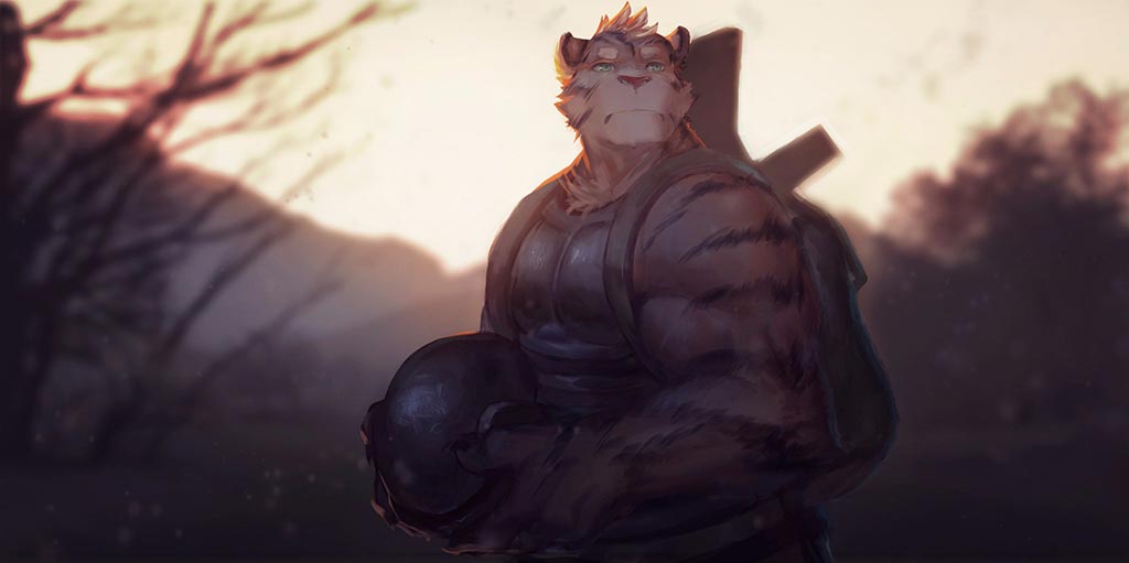 Tiger Wallpaper Engine - Statue - HD Wallpaper 