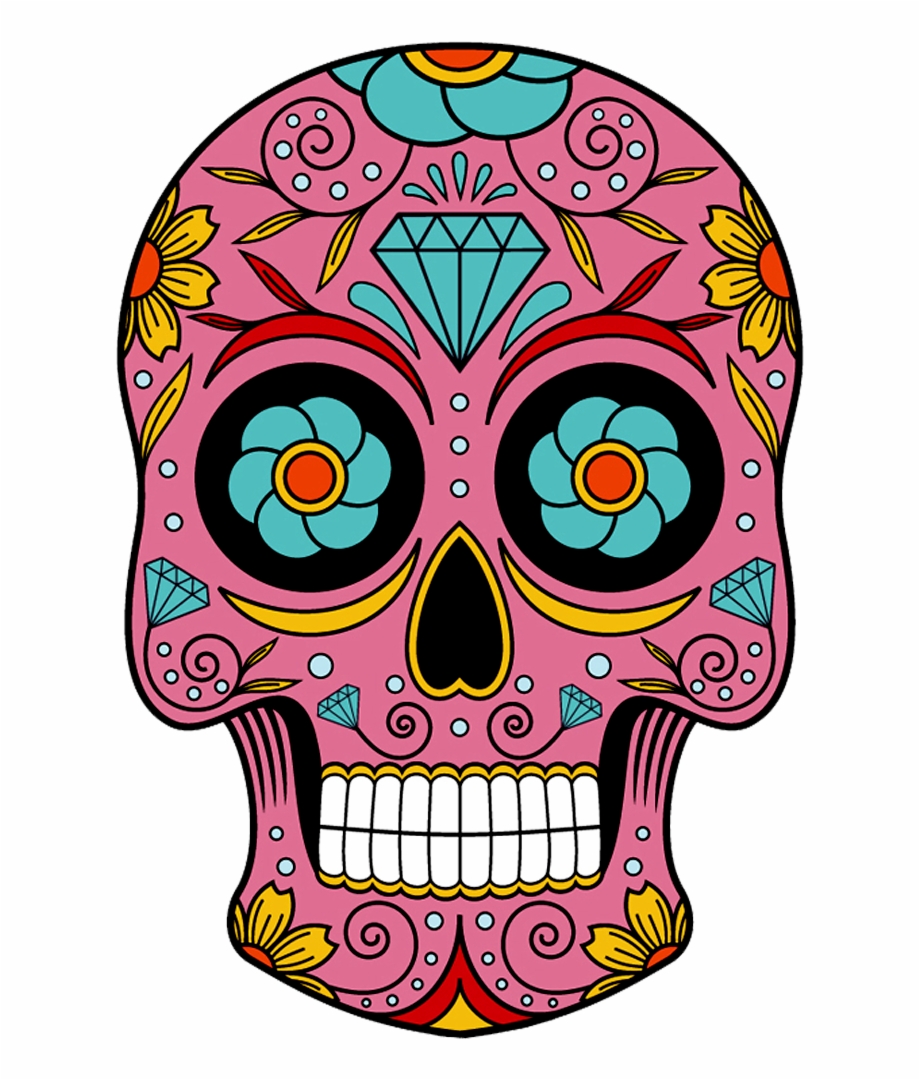 Sugar Skull Vector Sugar Skulls Drawings - Sugar Skulls Clip Art - HD Wallpaper 