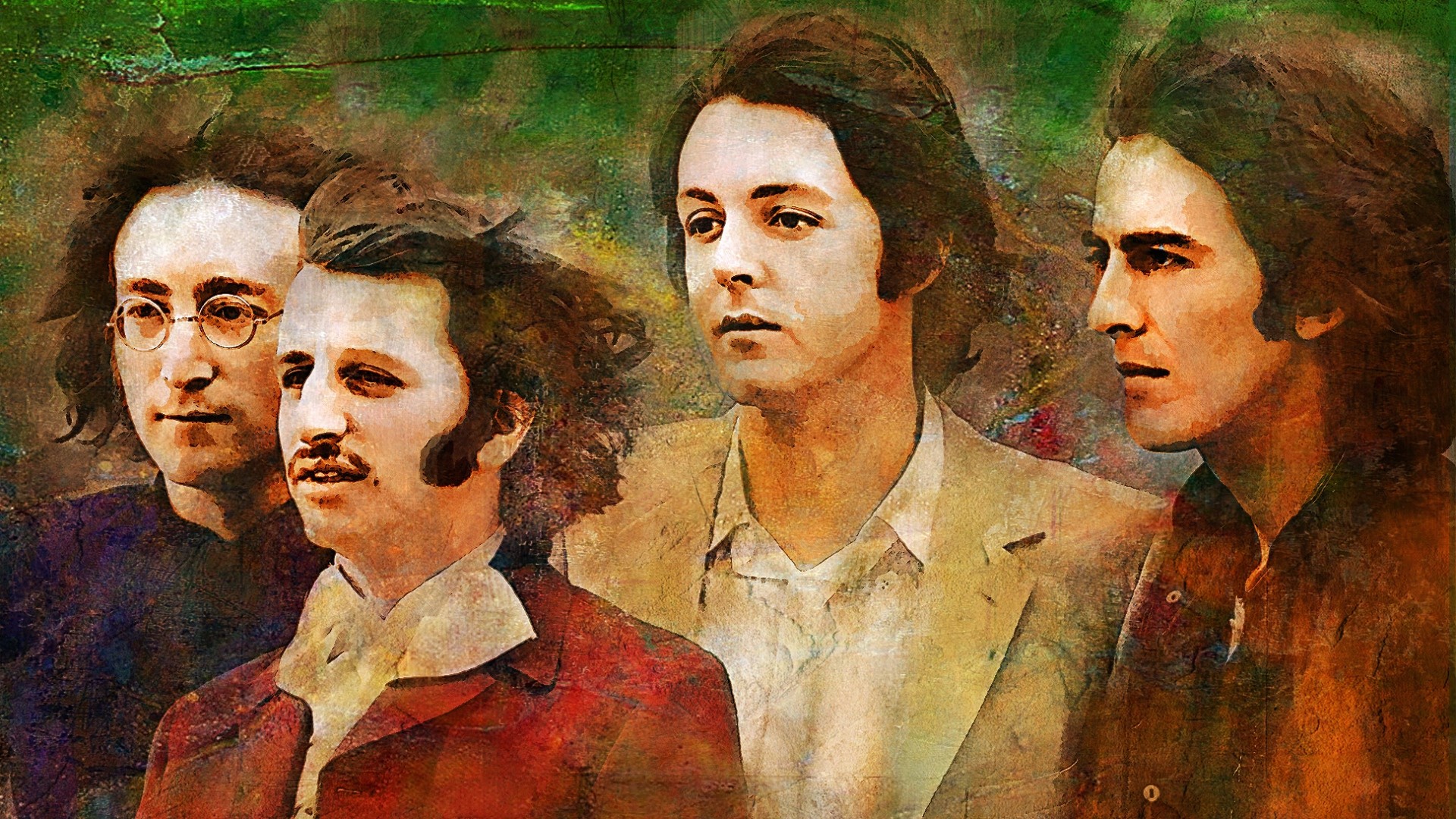 Preview Wallpaper The Beatles, John Lennon, Paul Mccartney, - John Lennon Wallpaper Hd - HD Wallpaper 