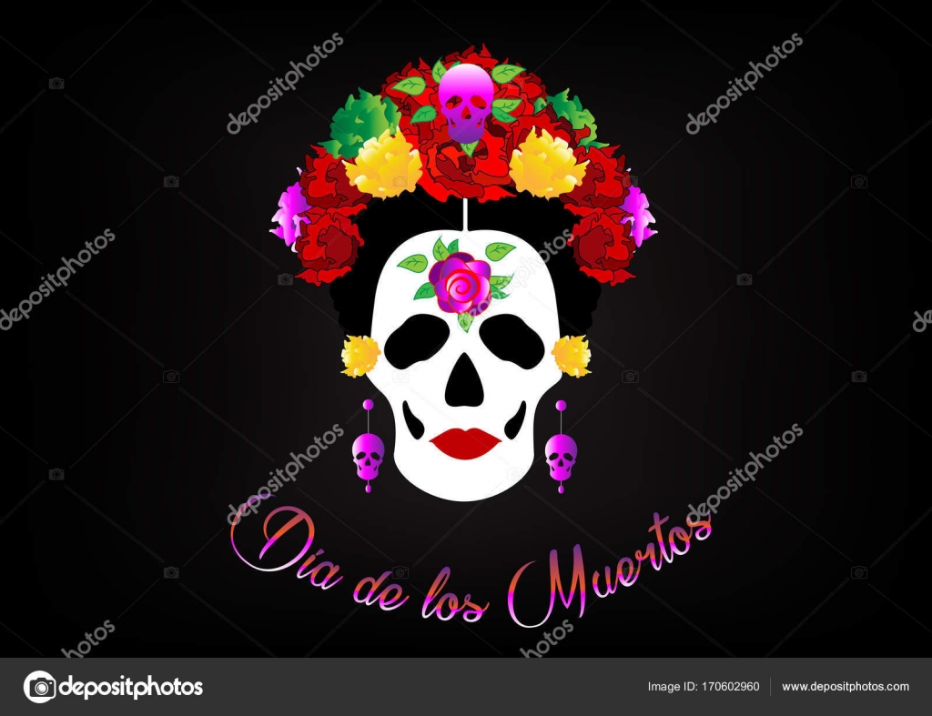 Imagenes Calaveras Con Flores - HD Wallpaper 