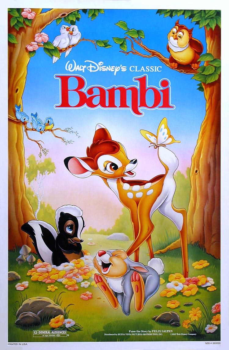 Bambi High Quality Background On Wallpapers Vista - Bambi Disney Film -  750x1145 Wallpaper 