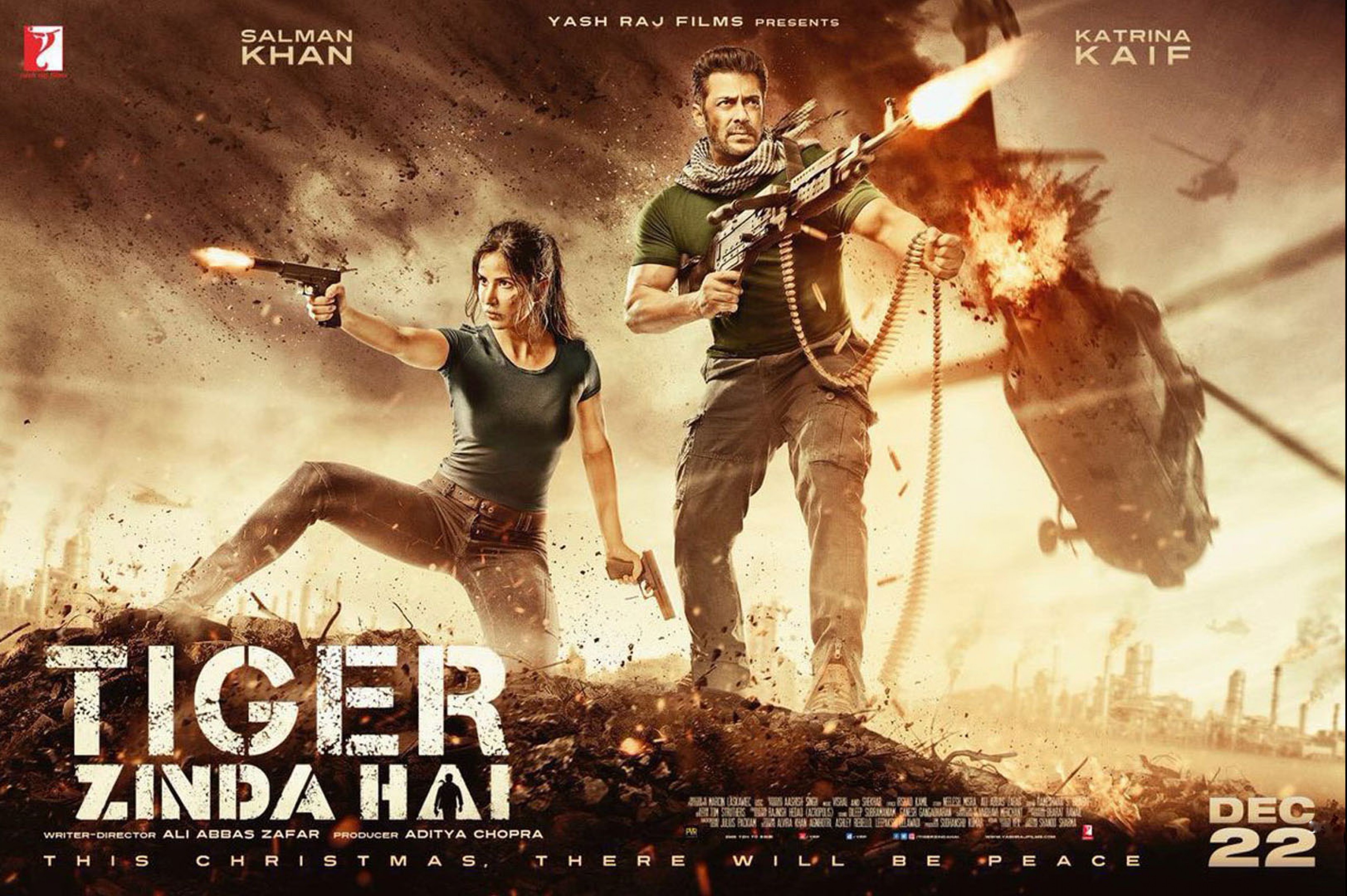 Tiger Zinda Hai 2017 - HD Wallpaper 