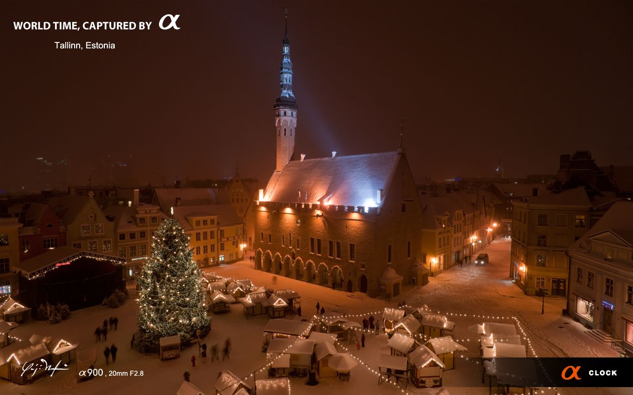 Sony Alpha Clock - HD Wallpaper 