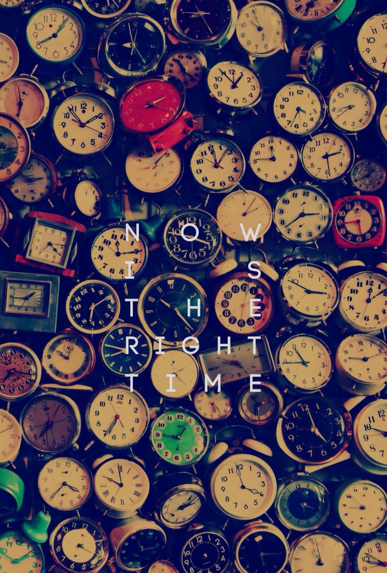 Now Is The Right Time 768x1136 Wallpaper teahub.io