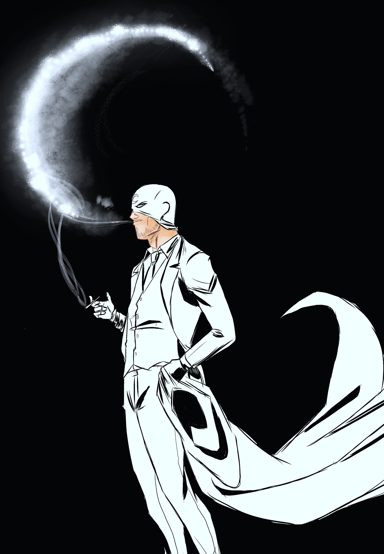 Mobile Wallpaper Moon Knight - 1280x1845 Wallpaper - teahub.io