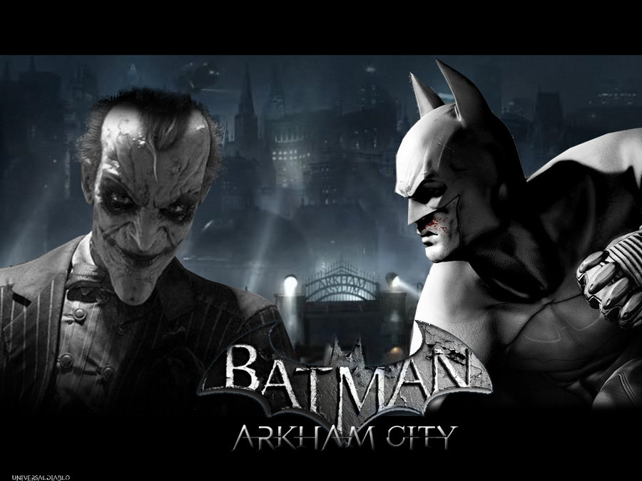 Batman And The Joker - Joker Batman Arkham City - HD Wallpaper 