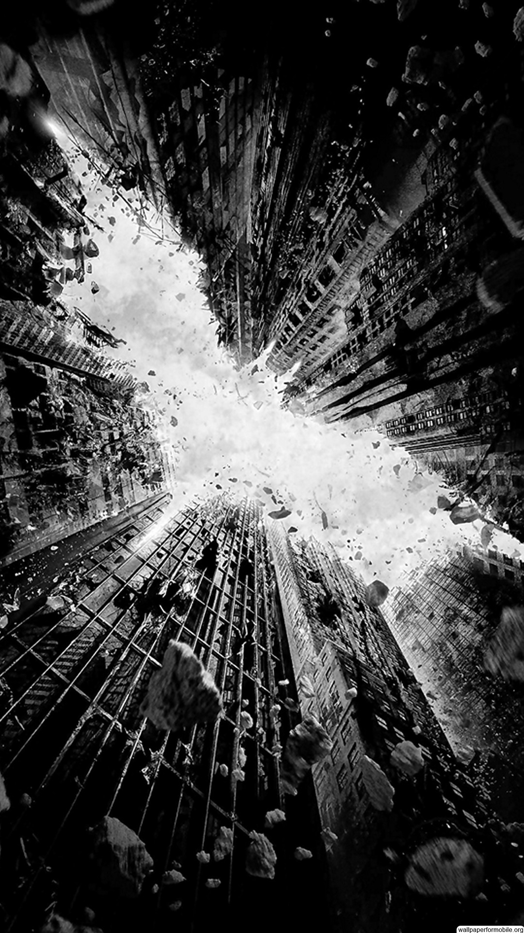 The Dark Knight For Mobile 
 Data-src - Black And White Wallpaper Iphone - HD Wallpaper 